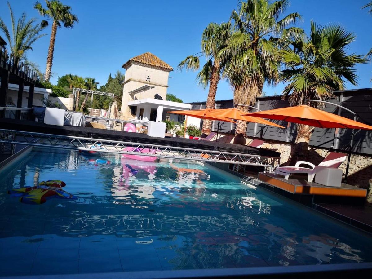 Mas La Farelle Chambre D'Hote,Fitness & Salle De Jeux Gratuite & Spa En Supplement Nîmes Esterno foto